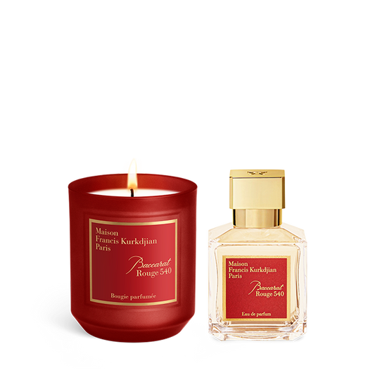 Baccarat
Rouge 540
Scented candle 10.6oz and Eau de parfum Duo 2.4 FL. Oz.
