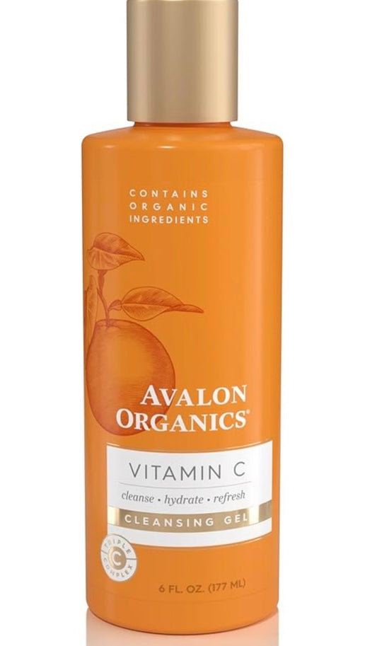 Avalon Organics Cleansing Gel with Vitamin C, 6 Oz