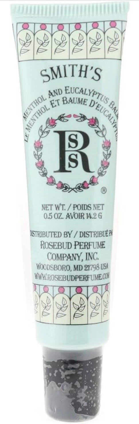 Rosebud Perfume Co. - Menthol and Eucalyptus Lip Balm Tube - 0.5 oz.
